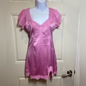 Love, shack, fancy strawberry cream Aubrietta dress